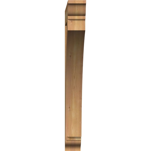 Thorton Traditional Rough Sawn Bracket, Western Red Cedar, 4W X 30D X 36H